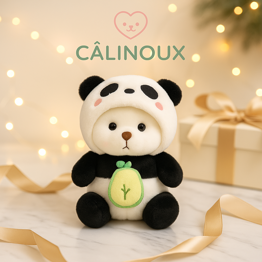 CÂLINOUX - Peluches Animaux avec Costumes - Doudous Doux à Câliner