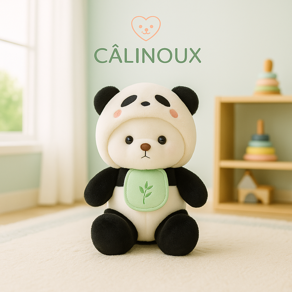 CÂLINOUX - Peluches Animaux avec Costumes - Doudous Doux à Câliner